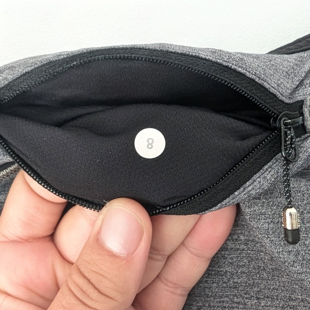 Lululemon Pace Rival Crop 22"
Heathered Black / Black ~ Size 8 - Picture 9 of 10